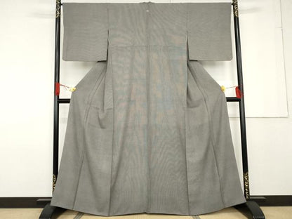 平和屋着物●江戸小紋 角通し 正絹 逸品 AABF6607cs