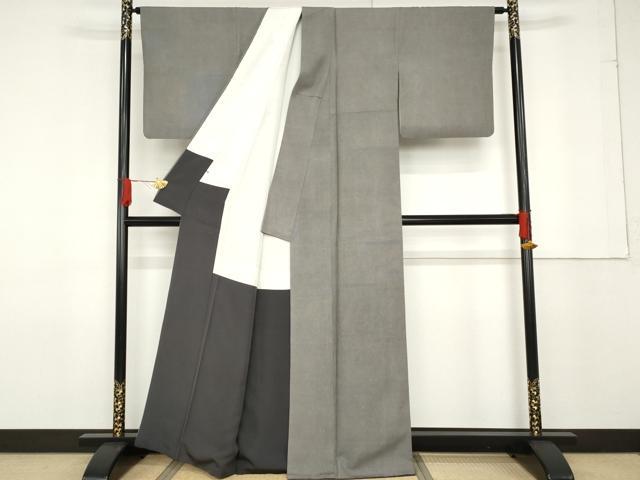 平和屋着物●江戸小紋 角通し 正絹 逸品 AABF6607cs