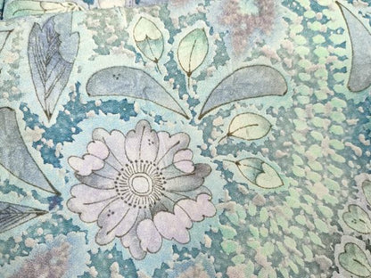 平和屋着物●豪華振袖　辻が花　暈し染め　銀通し地　正絹　逸品　AABF6617cs