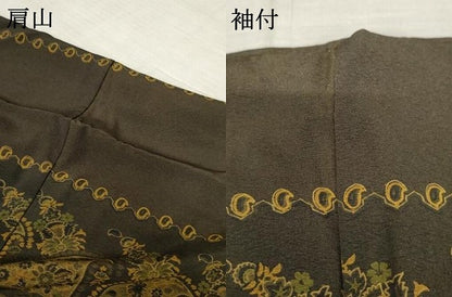 平和屋着物●前田仁仙 仁仙更紗 訪問着 更紗花文 やまと誂製 正絹 逸品 AABF6624cs