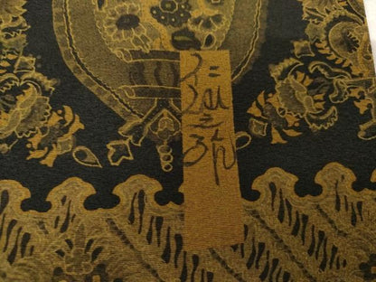 平和屋着物●前田仁仙 仁仙更紗 訪問着 更紗花文 やまと誂製 正絹 逸品 AABF6624cs