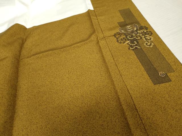 平和屋着物●前田仁仙 仁仙更紗 訪問着 更紗花文 やまと誂製 正絹 逸品 AABF6624cs