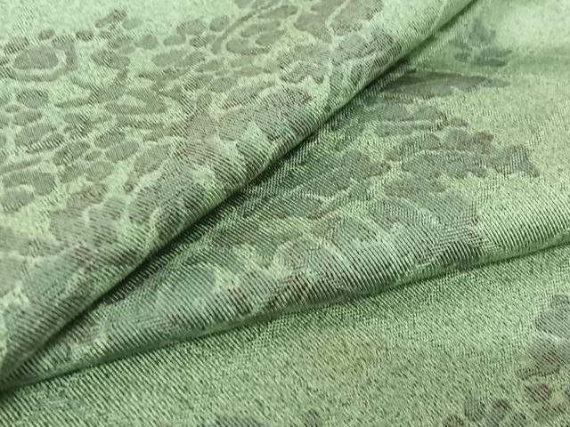 平和屋着物▽上質な小紋 単衣 花鳥文 兎 正絹 逸品 AABF6660jh