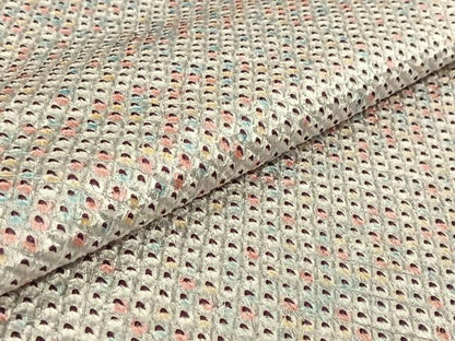 平和屋着物▽上質な小紋 単衣 総絞り 正絹 逸品 AABF6671jh