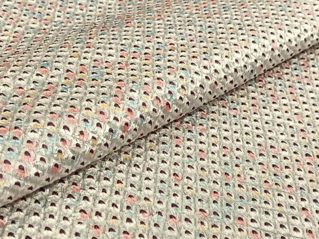 平和屋着物▽上質な小紋 単衣 総絞り 正絹 逸品 AABF6671jh