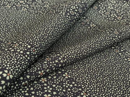 平和屋着物▽上質な小紋 単衣 花間道 正絹 逸品 AABF6676jh