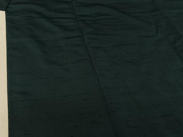 平和屋着物▽男性 紬 単衣 アンサンブル 褐返色 正絹 逸品 AABF6680jh