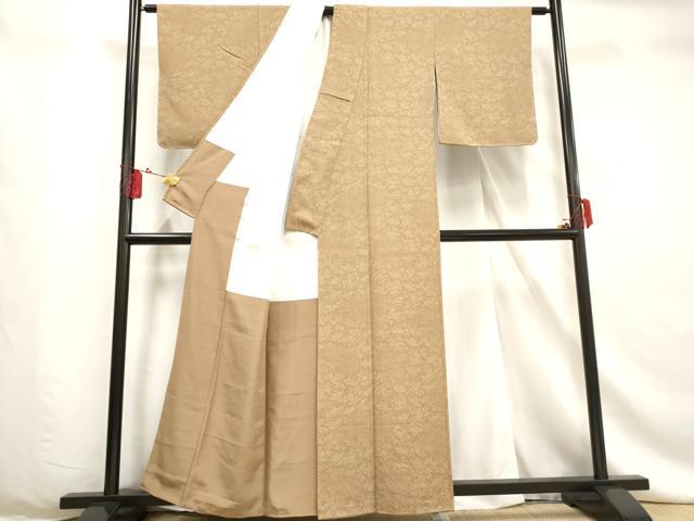 平和屋着物■上質な小紋 草花文 正絹 逸品 AABF6689br