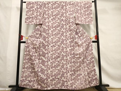 平和屋着物■上質な小紋 草花尽くし 正絹 逸品 AABF6725br
