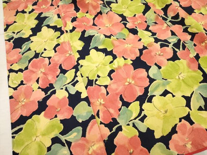 平和屋着物■上質な小紋 枝花文 正絹 逸品 AABF6737br