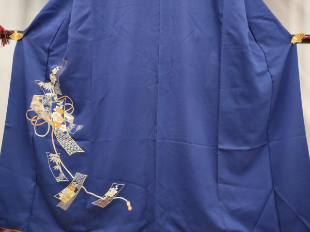 平和屋着物■中国三大刺繍 相良刺繍 訪問着 文箱短冊花文 正絹 逸品 AABF6739br