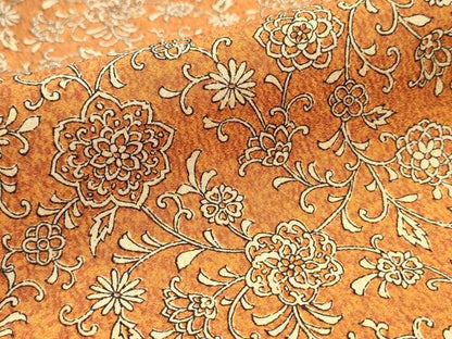 平和屋着物■上質な小紋 花唐草文 正絹 逸品 AABF6743br