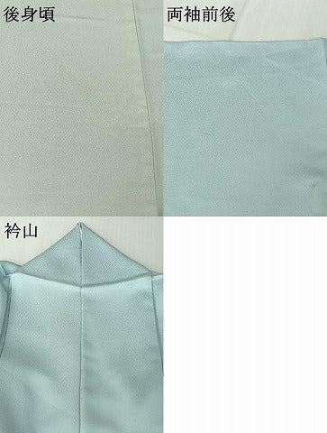平和屋着物▽訪問着 単衣 熨斗花文 正絹 逸品 AABF6779jh