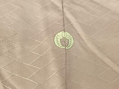平和屋着物▽訪問着 単衣 手描き 風景文 暈し染め 金彩 正絹 逸品 AABF6780jh