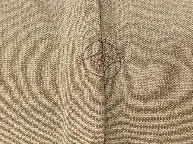 平和屋着物▽上質な小紋　単衣　霞文　暈し染め　正絹　逸品　AABF6792jh