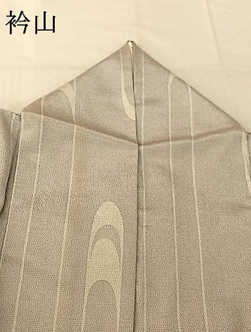 平和屋着物▽本塩沢 単衣 流水文 正絹 逸品 AABF6798jh