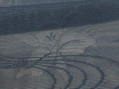 平和屋着物＊夏物 色無地 絽 流水花紋紗 褐返色 正絹 逸品 AABF6805jd