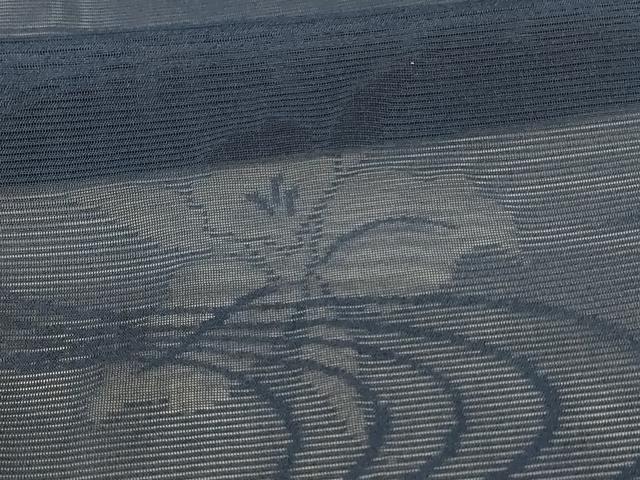 平和屋着物＊夏物 色無地 絽 流水花紋紗 褐返色 正絹 逸品 AABF6805jd