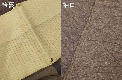 平和屋着物＊夏物 絹芭蕉 芝文 正絹 逸品 AABF6811jd