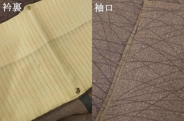 平和屋着物＊夏物 絹芭蕉 芝文 正絹 逸品 AABF6811jd