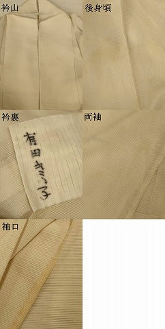 平和屋着物＊夏物 訪問着 絽 手描き 草花文 正絹 逸品 AABF6812jd