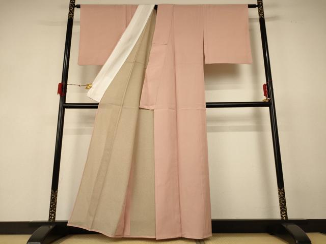 平和屋着物＊夏物 江戸小紋 絽 鮫小紋柄 正絹 逸品 AABF6821jd