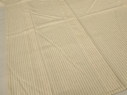 平和屋着物＊夏物　小紋　絽　変わり縞　正絹　逸品　AABF6845jd