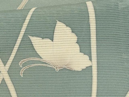 平和屋着物＊夏物 訪問着 絽 花蝶文 暈し染め 正絹 逸品 AABF6852jd