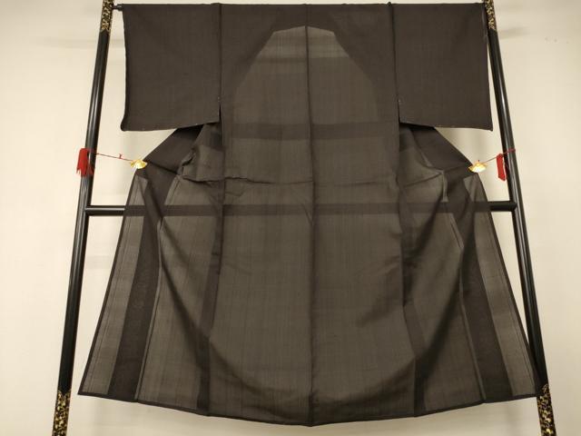 平和屋着物＊夏物 男性 紗紬 変わり縞 正絹 逸品 未使用 AABF6854jd