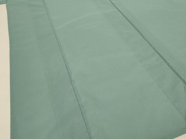 平和屋着物＊夏物 色無地 絽 錆青磁色 正絹 逸品 AABF6857jd