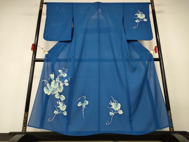 平和屋着物＊夏物 訪問着 絽 蔦の葉文 正絹 逸品 未使用 AABF6859jd