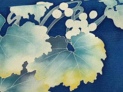 平和屋着物＊夏物 訪問着 絽 蔦の葉文 正絹 逸品 未使用 AABF6859jd