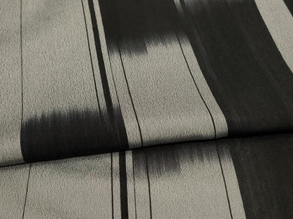 平和屋着物＊夏物 明石ちぢみ 幾何学文様 正絹 逸品 AABF6860jd