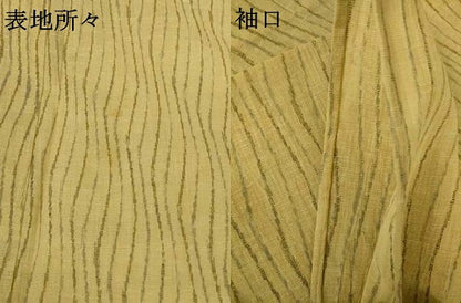 平和屋着物＊夏物 小紋 変わり縞 洗える着物 AABF6862jd