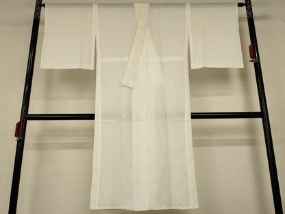 平和屋着物＊夏物 長襦袢 絽 白色 洗える着物 AABF6876jd