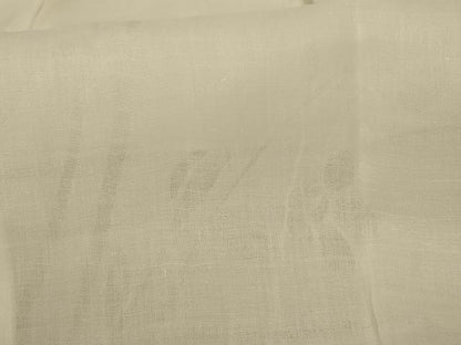 平和屋着物＊夏物 長襦袢 草花文紗 生成り色 麻 逸品 AABF6877jd