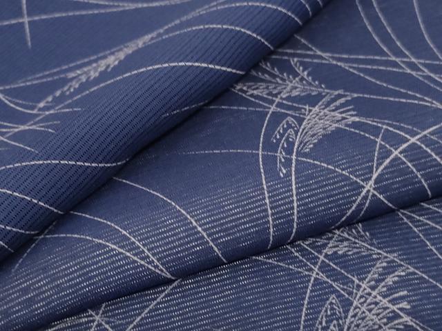平和屋着物＊夏物　小紋　絽　ススキ　正絹　逸品　AABF6878jd