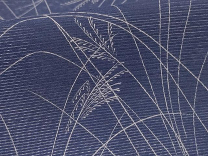平和屋着物＊夏物 小紋 絽 ススキ 正絹 逸品 AABF6878jd