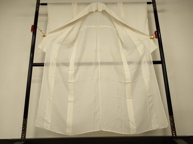 平和屋着物＊夏物 長襦袢 絽 鳥の子色 正絹 逸品 AABF6879jd