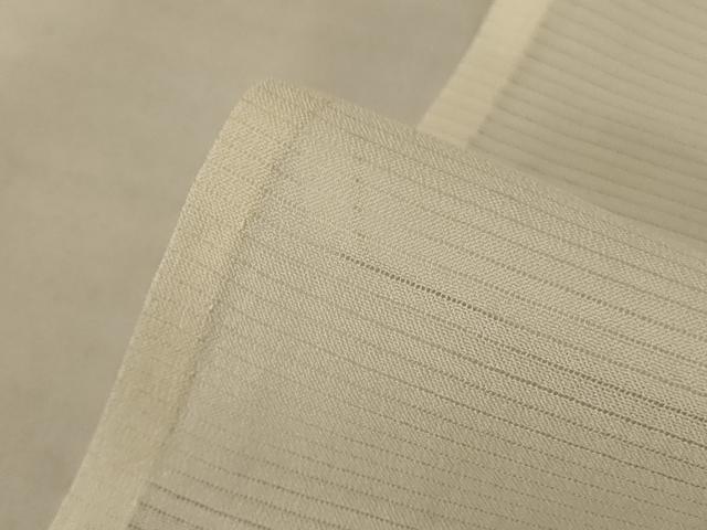 平和屋着物＊夏物 長襦袢 絽 鳥の子色 正絹 逸品 AABF6879jd
