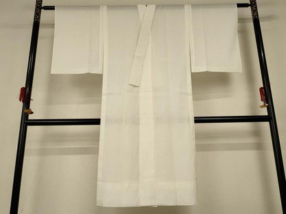 平和屋着物＊夏物 長襦袢 絽 白色 洗える着物 AABF6881jd