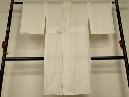 平和屋着物＊夏物 長襦袢 絽 鳥の子色 正絹 逸品 AABF6883jd