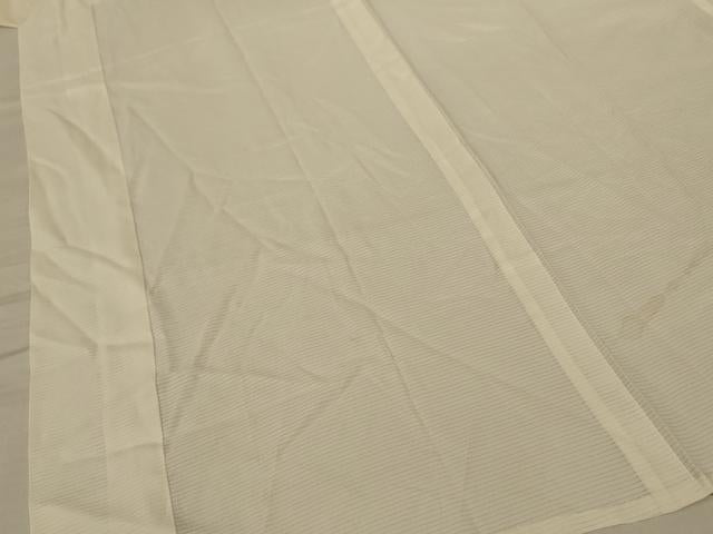 平和屋着物＊夏物 長襦袢 絽 鳥の子色 正絹 逸品 AABF6883jd