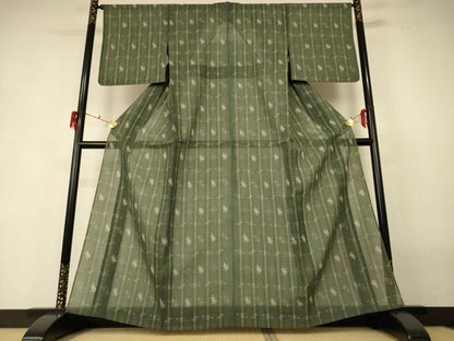 平和屋着物＊夏物 本場琉球絣 夏琉球 正絹 逸品 AABF6885jd