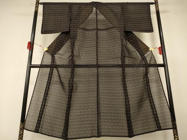 平和屋着物＊夏物 本場琉球絣 夏琉球 正絹 逸品 AABF6888jd