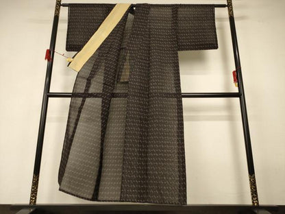 平和屋着物＊夏物 本場琉球絣 夏琉球 正絹 逸品 AABF6888jd