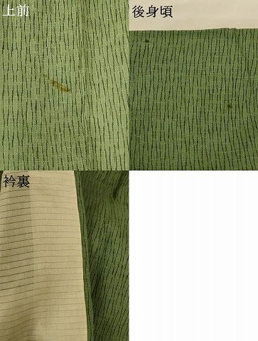 平和屋着物＊夏物 紗紬 立涌文様 三越扱い 正絹 逸品 AABF6897jd