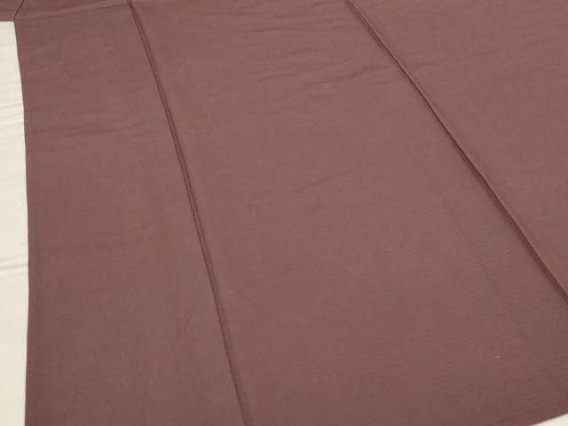 平和屋着物＊夏物 色無地 絽 煤竹色 正絹 逸品 AABF6907jd