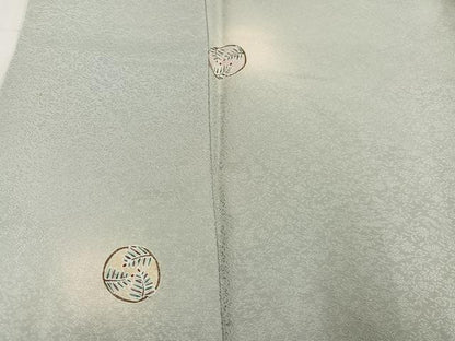 平和屋着物●訪問着 草木文 暈し染め 正絹 逸品 AABF6933ph