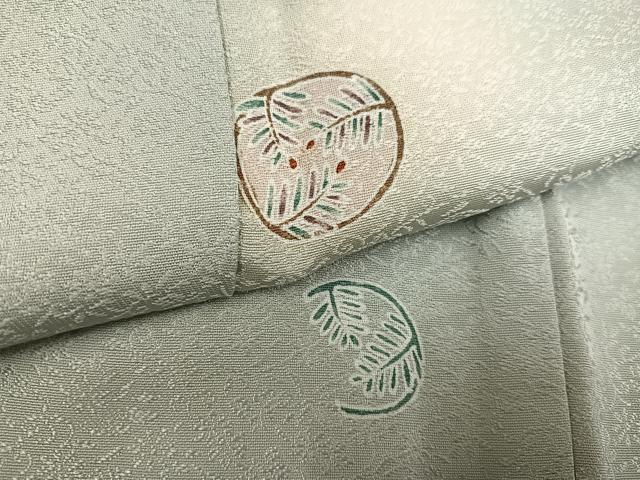 平和屋着物●訪問着 草木文 暈し染め 正絹 逸品 AABF6933ph